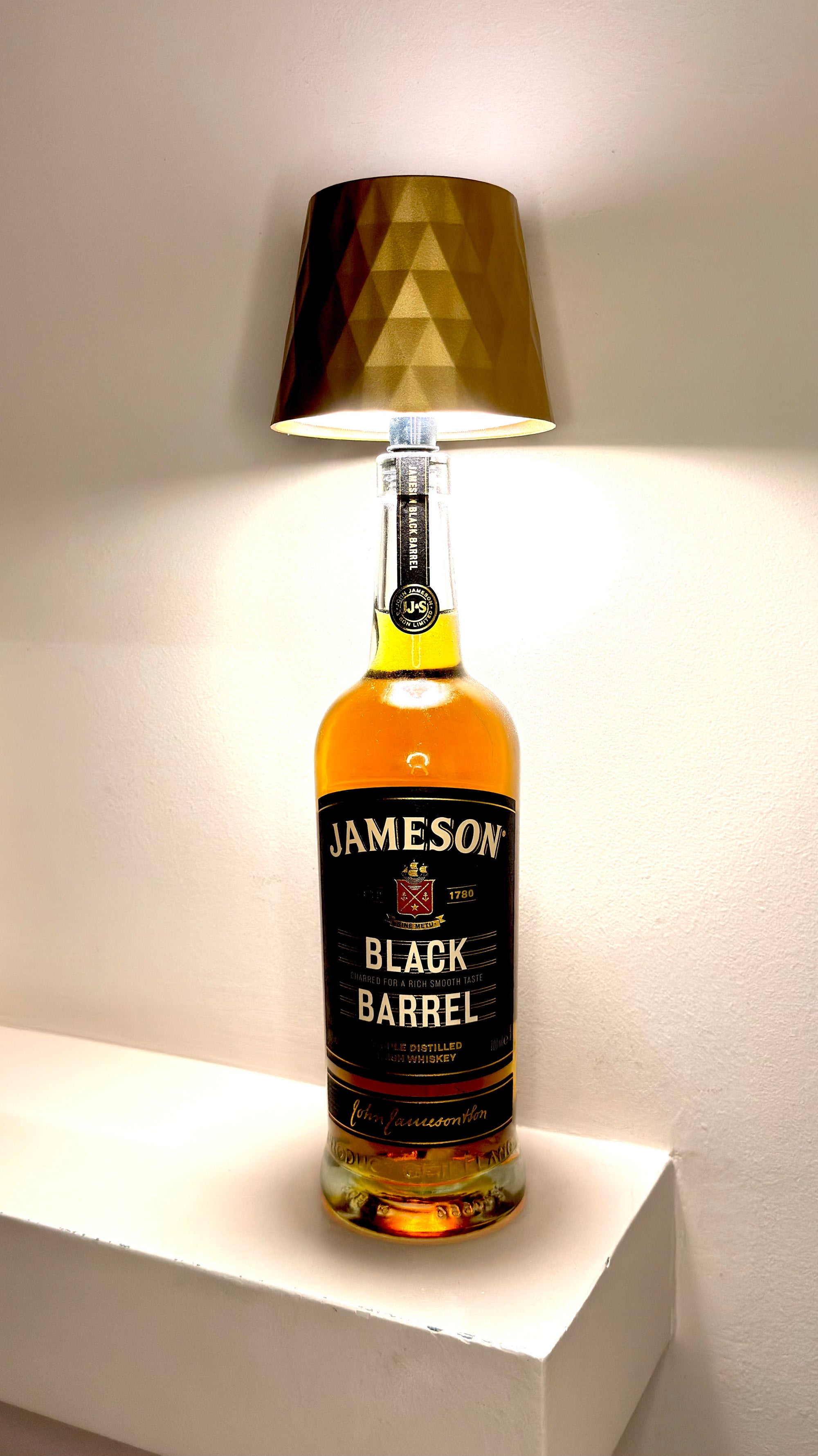 Jameson Black Barrel ''Whiskey'' Table Lamp