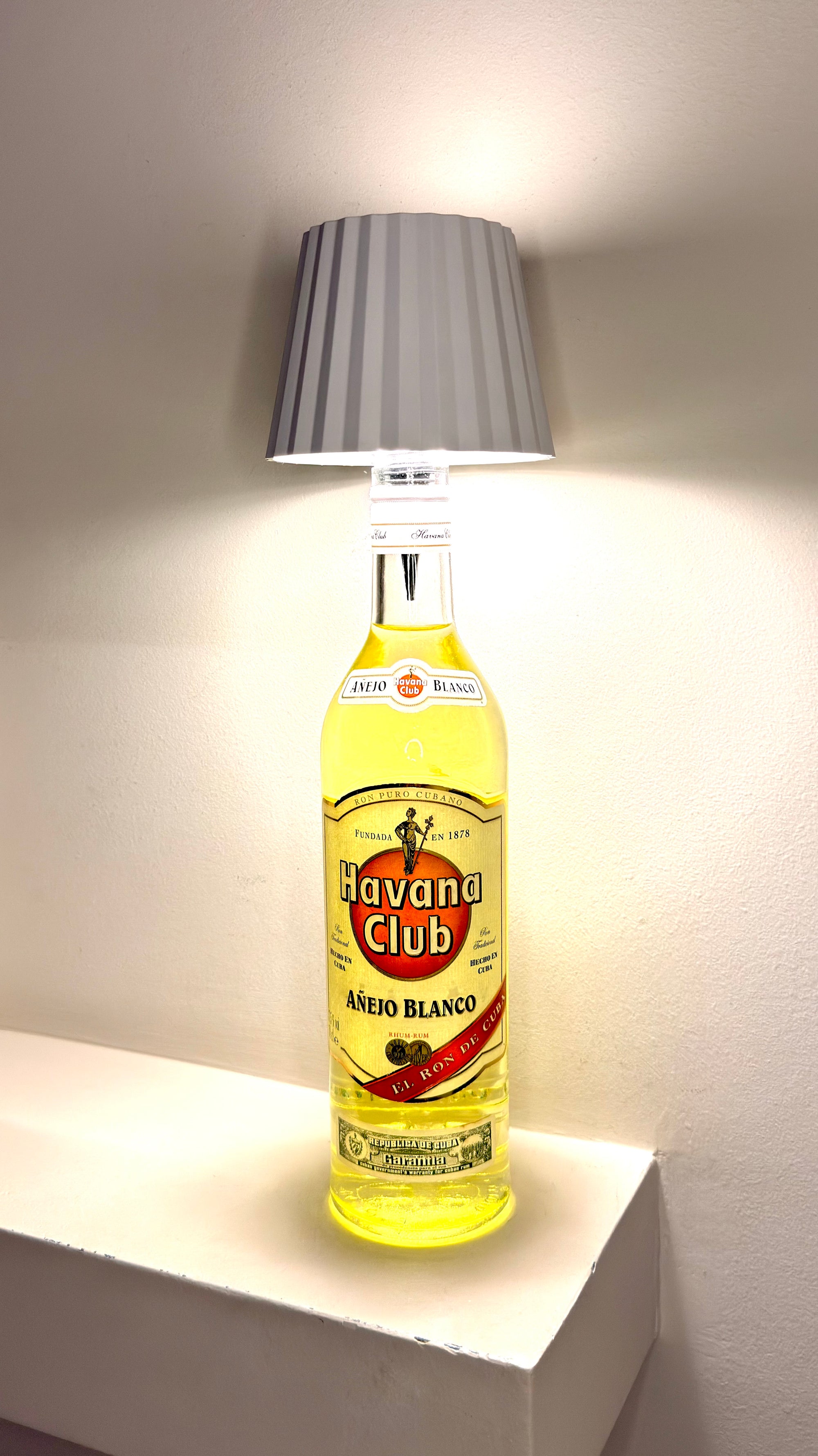 Havana Club 3 Años Old Release ''Rum'' Table Lamps