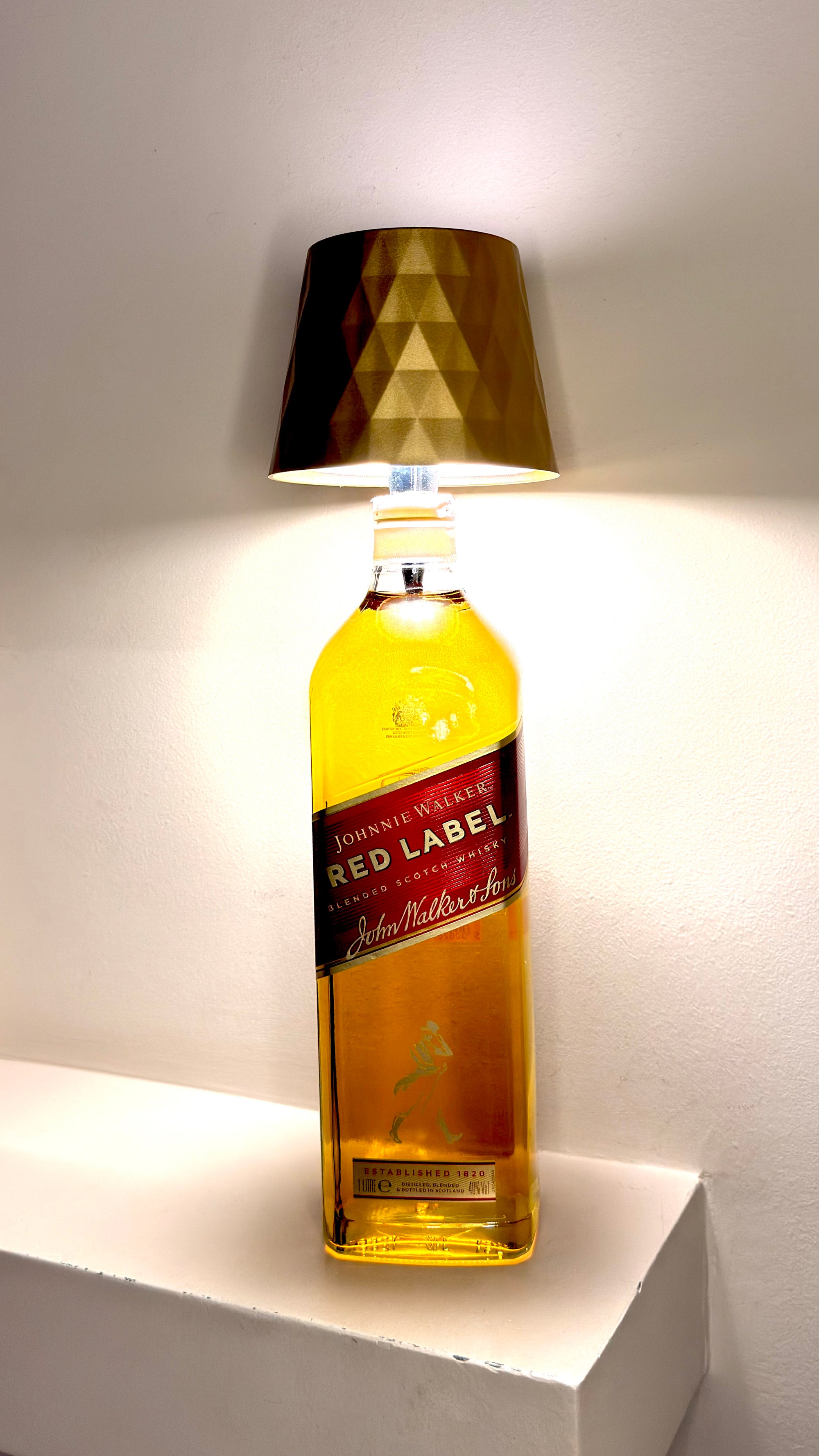 Johnnie Walker Red Label ''Whiskey'' Table Lamp