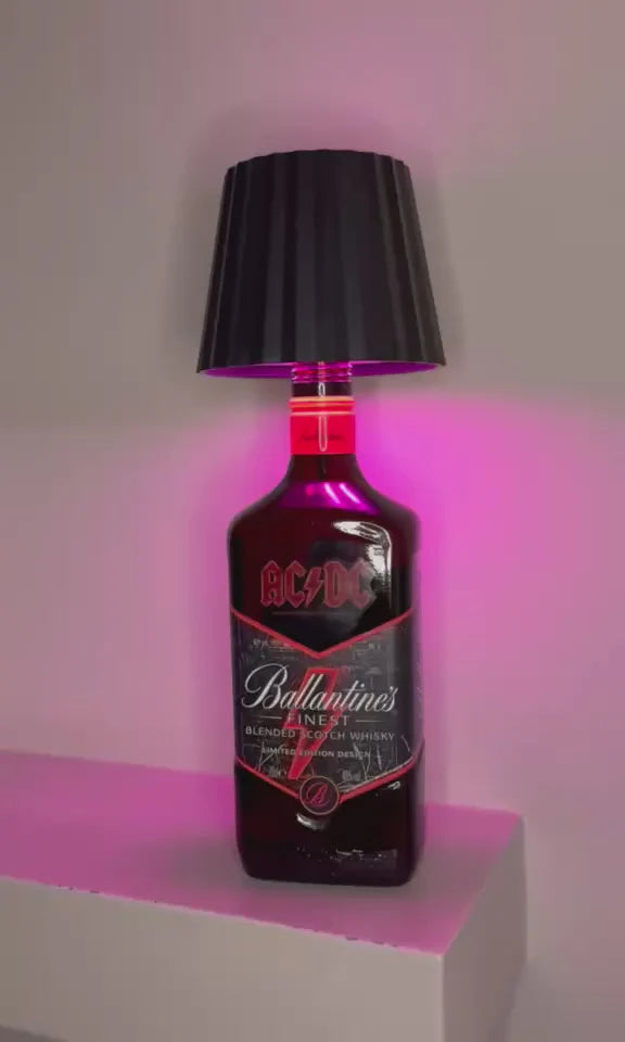 Ballantine's Finest ''Whiskey'' Limited AC/DC Edition Table Lamp
