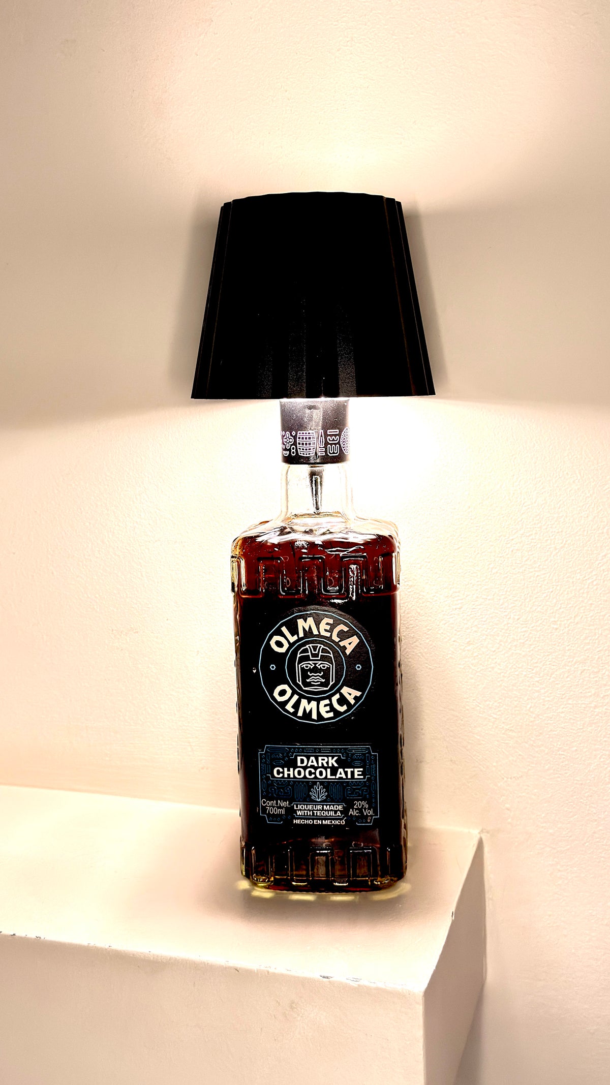 Olmeca Dark Chocolate ''Liquer From Tequila'' Table Lamp