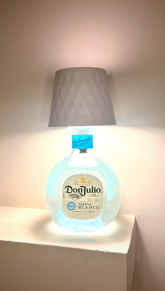 Don Julio Blanco ''Tequila'' Bottle Lamp