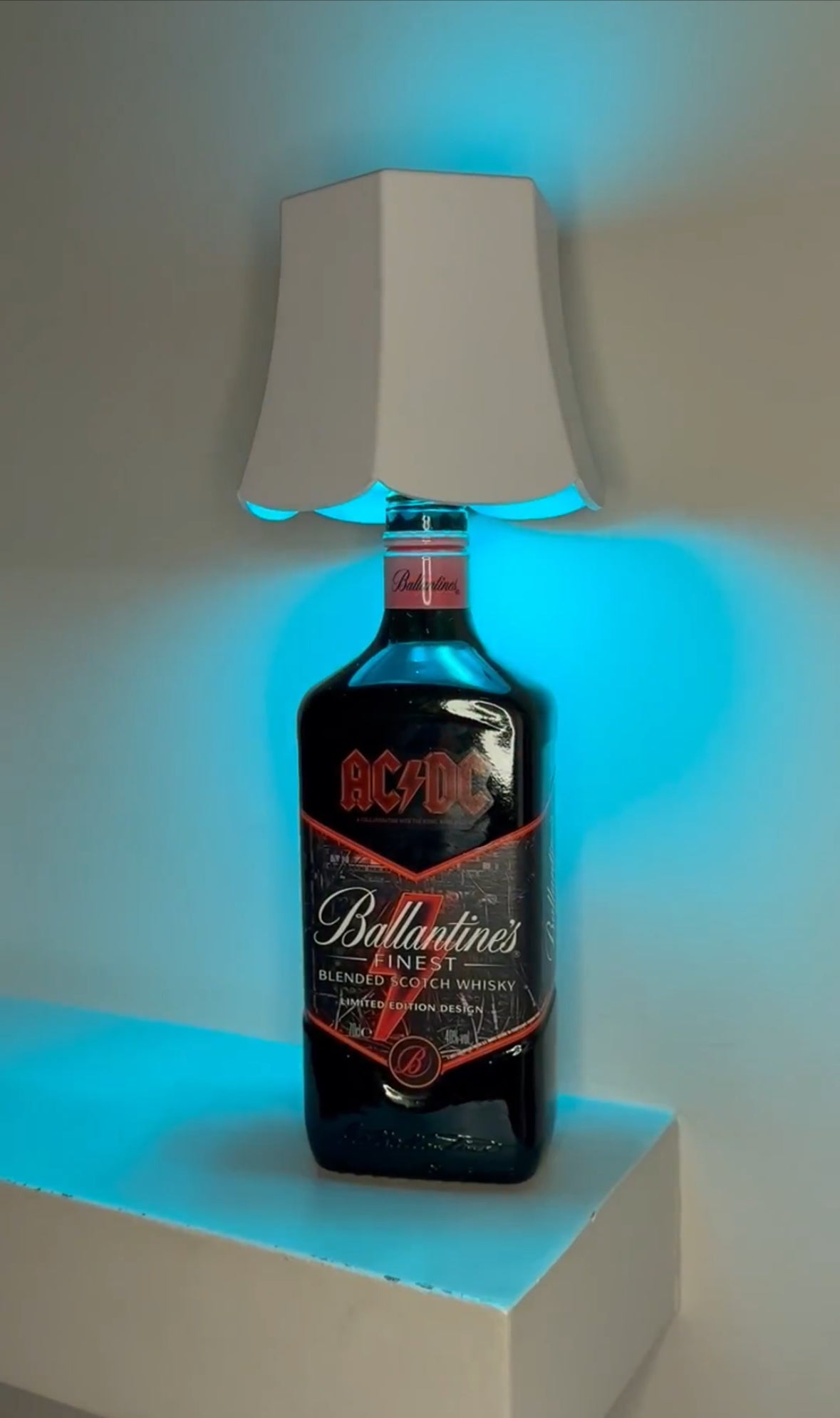 Ballantine's AC/DC ''Whiskey'' Table Lamp