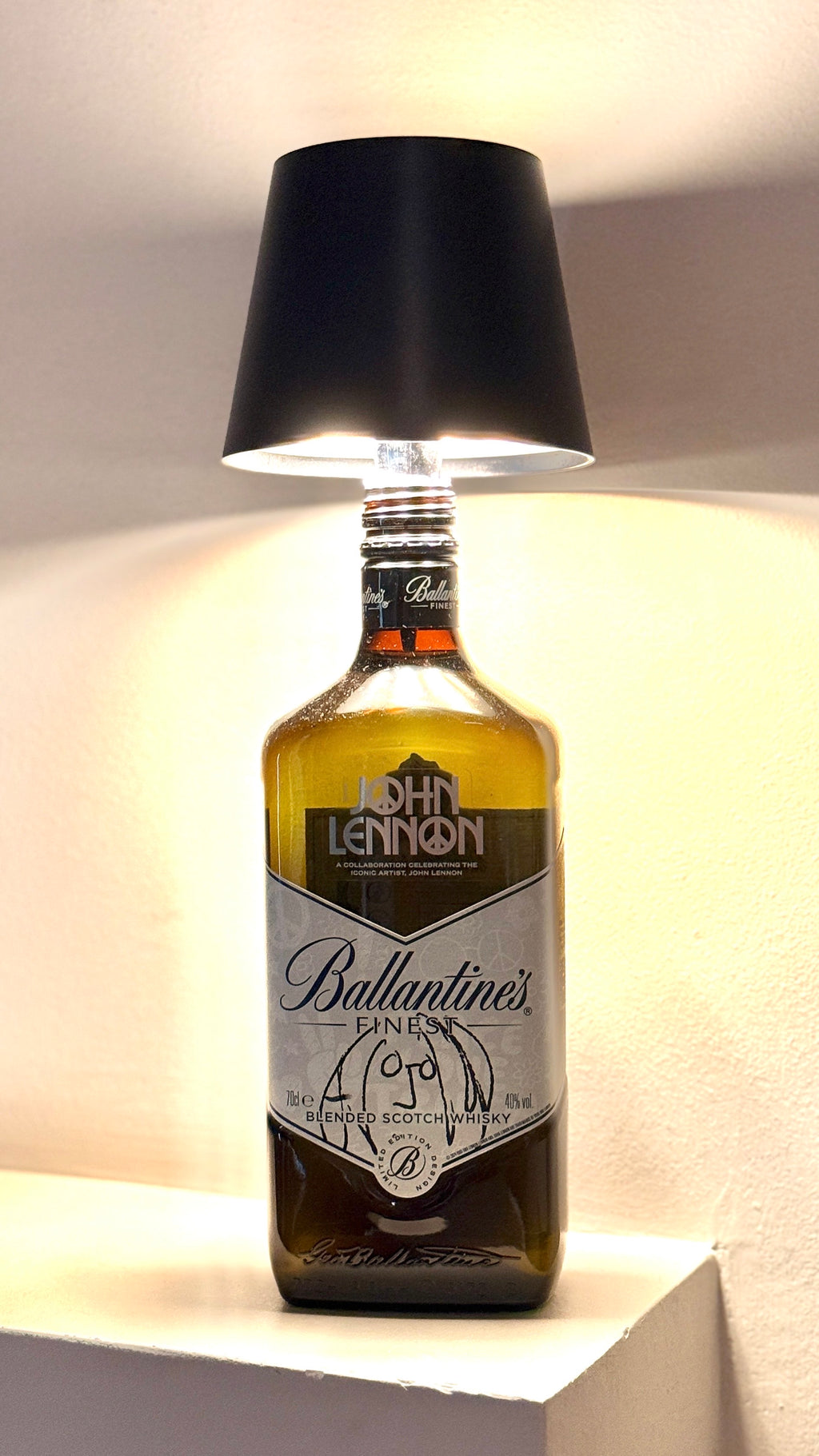 Ballantine's John Lennon ''Whiskey'' Table Lamp