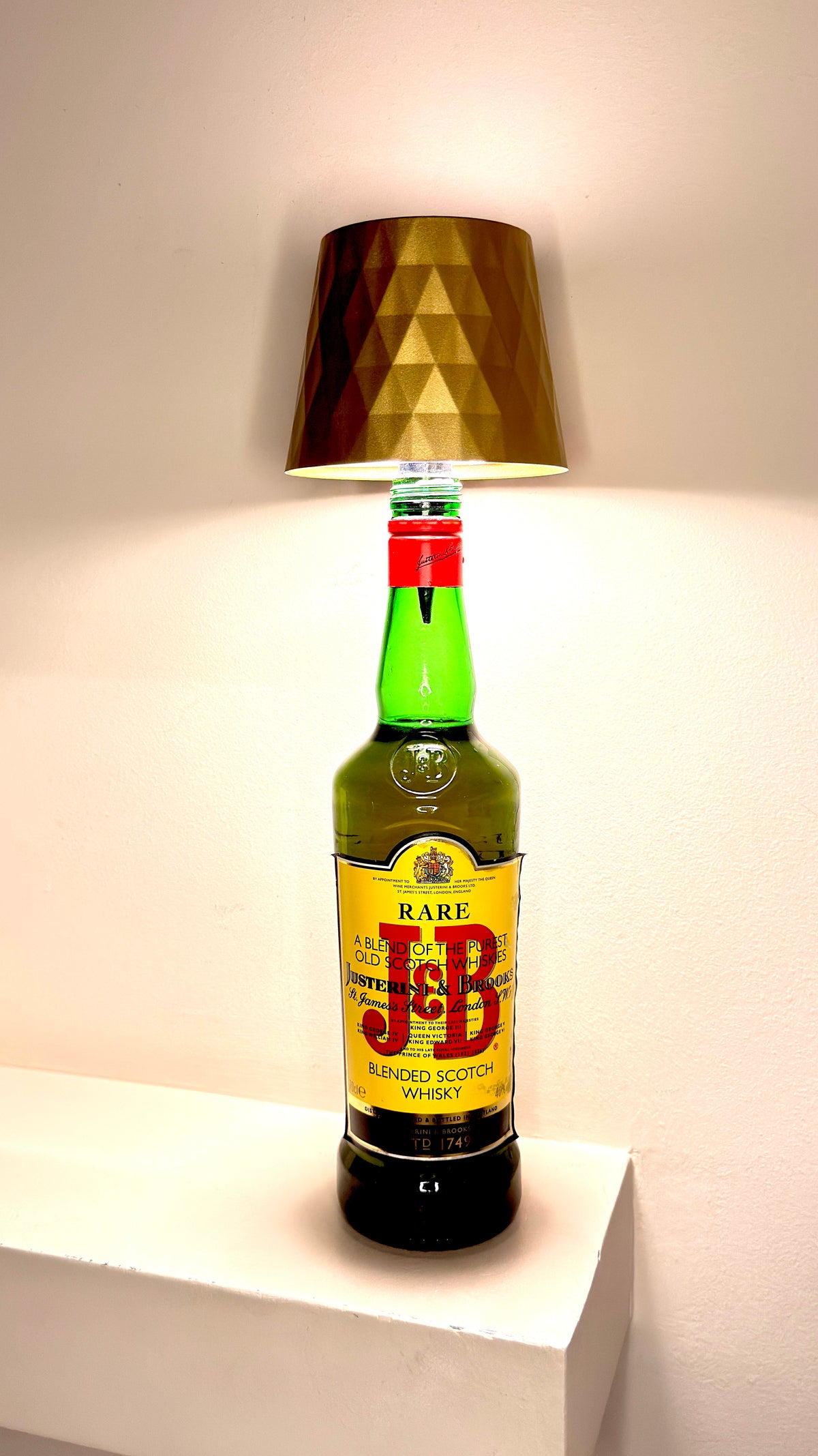 Justerini & Brooks (J&B) “Whiskey” Table Lamp