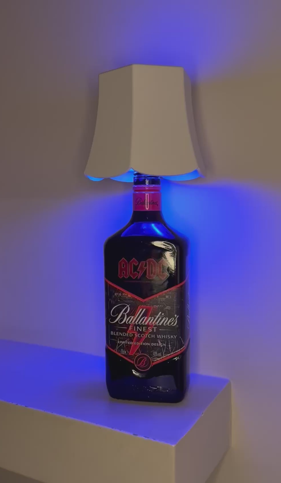 Ballantine's AC/DC ''Whiskey'' Table Lamp