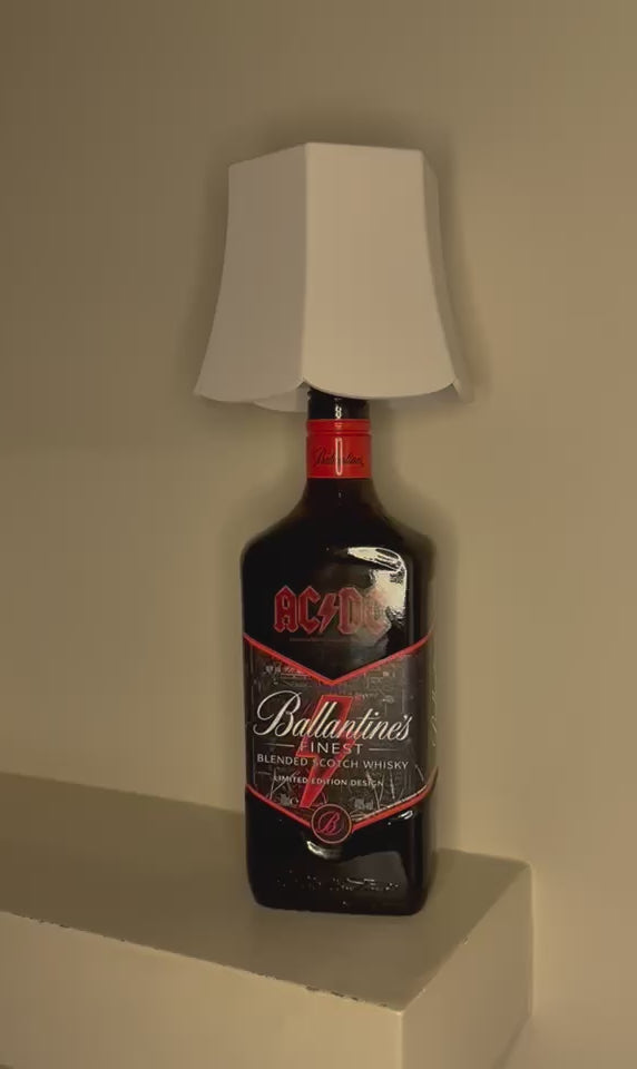Ballantine's AC/DC ''Whiskey'' Table Lamp
